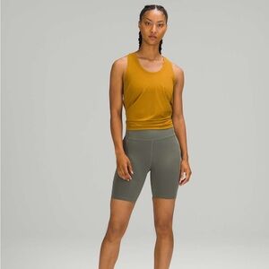 Lululemon Essential train tank top size 2 gold spice